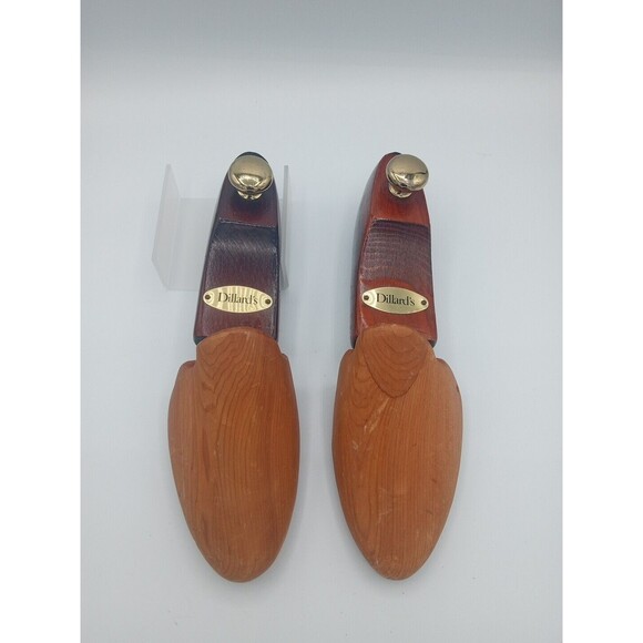 Set of 2  DILLARD'S Dillards Shoe Stretchers Wooden Shaper Small Mold - Picture 1 of 8